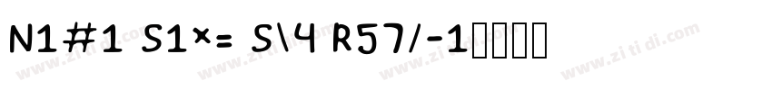 Nara Sans Std Regula字体转换